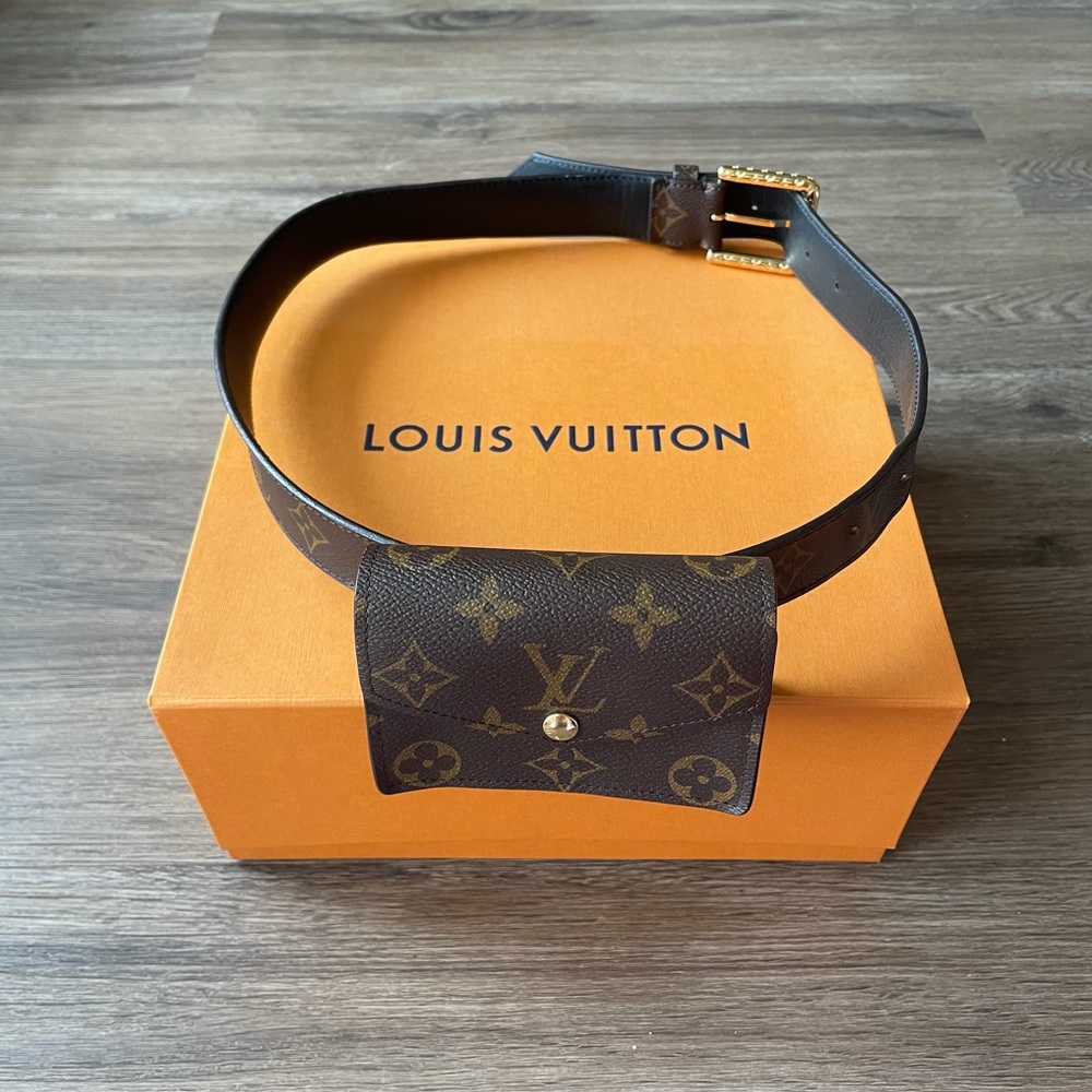 Louis Vuitton multi pocket belt - 80 cm